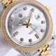 Luxury Swiss Replica Rolex Day Date Diamond-Paved Watch 40mm 2-Tone Silver Dial (2)_th.jpg